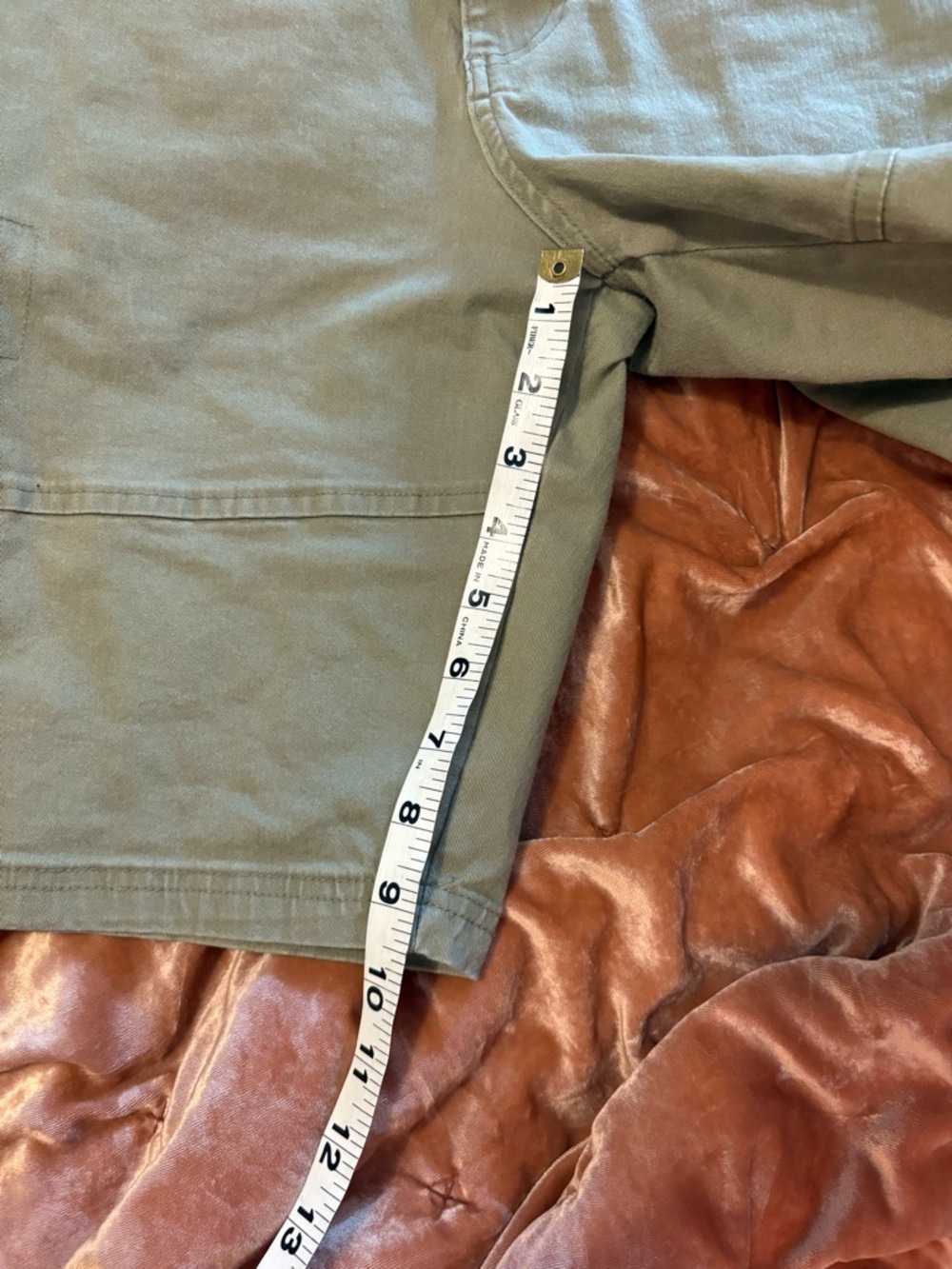 Monument Classic Olive Cargo Shorts for Men - Picture 5 of 7